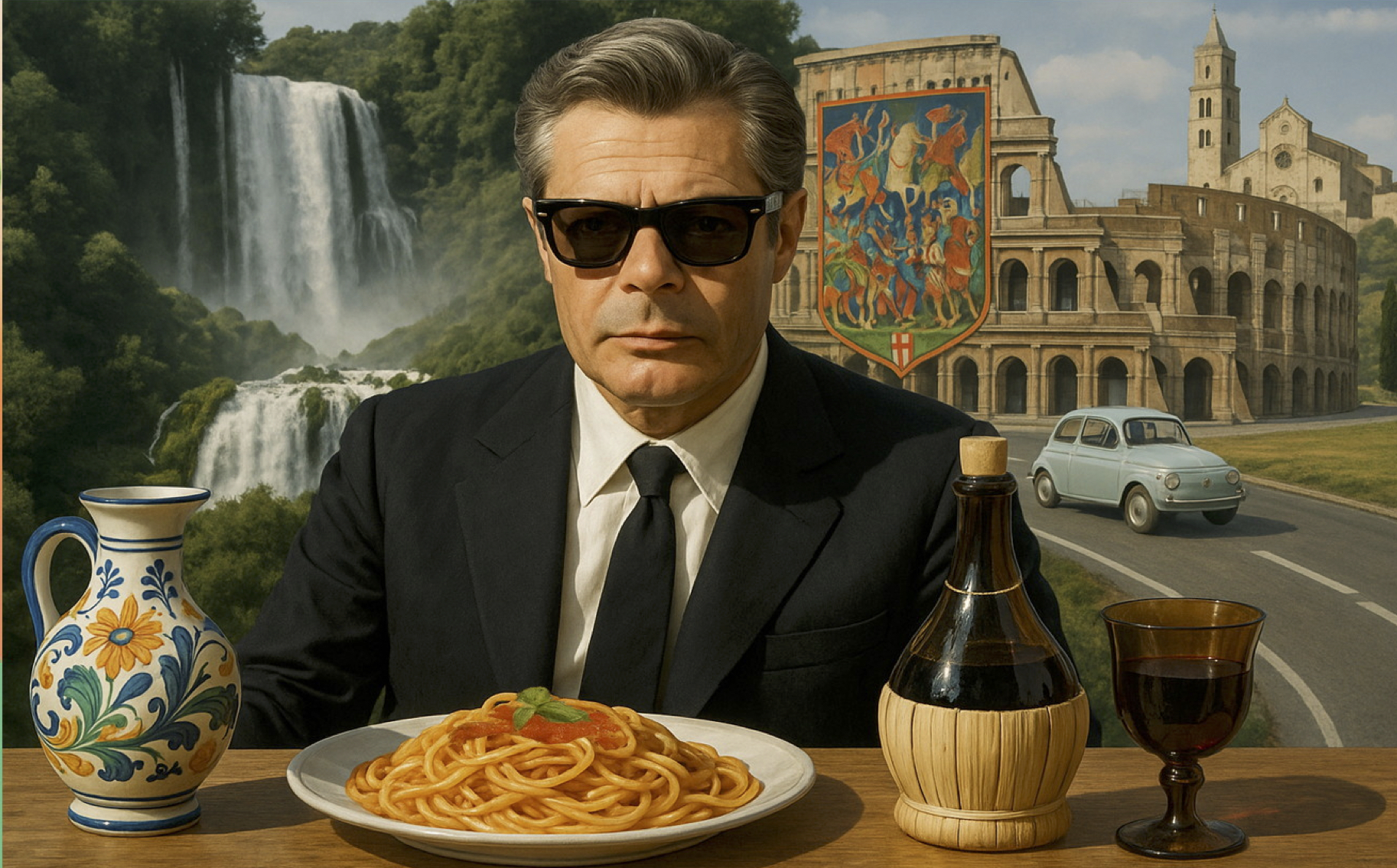 Image du jeu concours avec symboles italiens